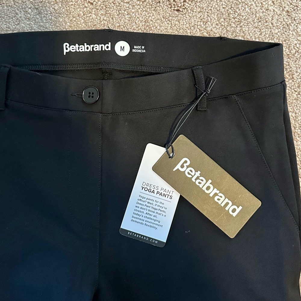 Betabrand Straight-Leg Classic Dress Pant Yoga Pant - Picture 6 of 6